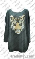 SWEEWE TIGER PRINT SWEATER