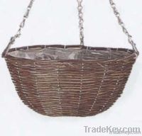 rattan hanging basket