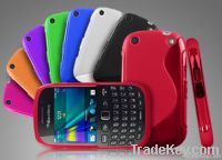 S line wave TPU case for blackberry 9320