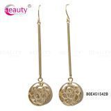 Vintage Gold Dangle Rhinestone Rose Earrings for Ladies Dangle Drop Long Earrings for Women