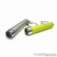 Aluminum Material Fancy LED Keychains flashlight