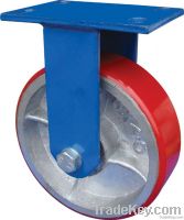 extra loading kingpin less iron core polyurethane covered caster