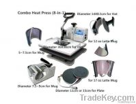 8 in 1 combo heat press machine