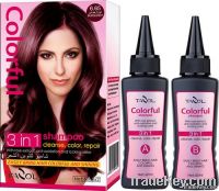 3 In1 Cleanse Repair Colorful Shampoo 60mlx2