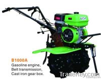 tiller  gasoline engine, belt transmission, aluminium alloy gearbox