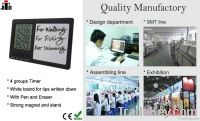 4 group timer with Pen&amp;Eraser&amp; writting board