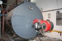 Oil fired steam boiler