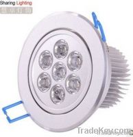 7W Non Dimmable Warm White Recessed LED Ceiling Downlight Spot light