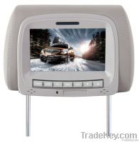 7 TFT LCD Headrest Monitor/2AV