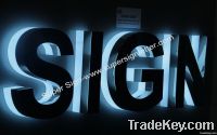 halo lit LED letter sign 01