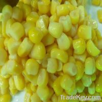 Canned sweet corn kernels