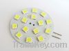 G4 12 LED 5050-15SMD Pure White Car Marine Light Bulb Lamp DC 12Volt H