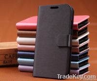 Thin Leather Flip Wallet Stand Leather Case for Samsung Galaxy S4 i9500