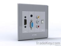 WP2-BG-US Double Gang/AV Wallplate