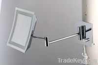 Wall-mounted LED single side makeup mirror