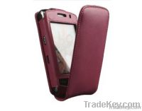 Eye-catching claret-red leather case for Storm 9530