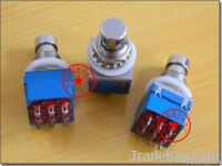 3PDT stomp/foot ture bypas switches 9 pin