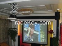 70CM motorized electric lift scissors projector ceiling mount projector lift with remote From China
