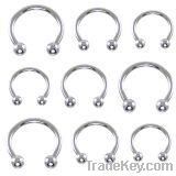 body piercing jewelry Candy navel ring with acrylic balls From China