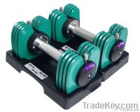 adjustable dumbbell with plastic support weight