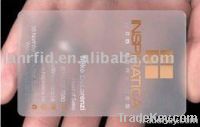 transparent business card