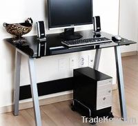 Glass Top Computer Desk Computer Table