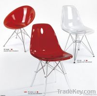 Modern Plastic Chair with Cushion From China