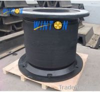 Marine solid dock rubber fender