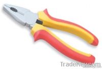 Combination pliers with red/yellow handle