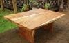 Acacia wood dining table