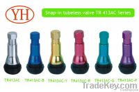 snap-in tubeless tire valve TR413, TR414, TR414C