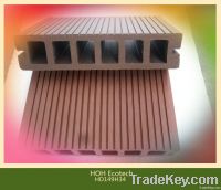 Recycled water-proof hollow outdoor wpc decking (CE ROHS)