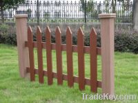 2012 hot sale wood plastic composites fencing