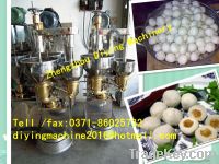 meat ball making machine with stuff in center, stuffed meat moulding