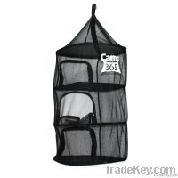 Square anti-mosquito folding netting hanging cage camp black