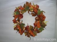 artificial flower wreath