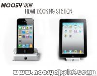 Multifunction HDMI docking station for Iphone&Ipad