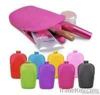 Fashionable Silicone Cosmetic Case Make-up Bag