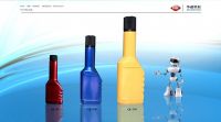 plastic bottle for car care products