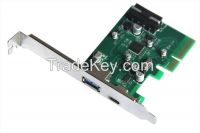 PCIe X4 To 1port USB3.1