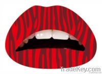 C007 wholesale 72 designs for mix Custom Temporary Lip Tattoo Sticker