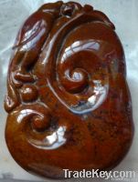 China&#039;s NanLiu River Jade Pendant Hand made crafts
