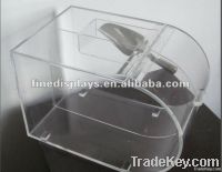 Acrylic Candy Bin Hinged