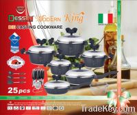 25pcs Die-casting Cookware Set