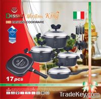 17pcs die-casting cookware