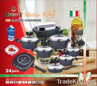 24pcs Die-casting Cookware