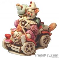 resin funny men sculpture