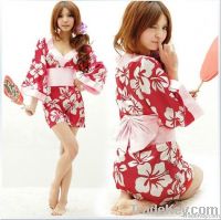 The sexy lingerie sexy Japanese kimono lovely romantic cherry blossoms