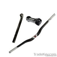 Bontrager Full Carbon Bicycles Bend Handlebar/black Stem/seatpost