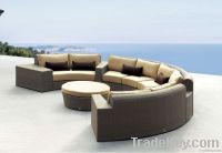 comfortable outdoor rattan sofa